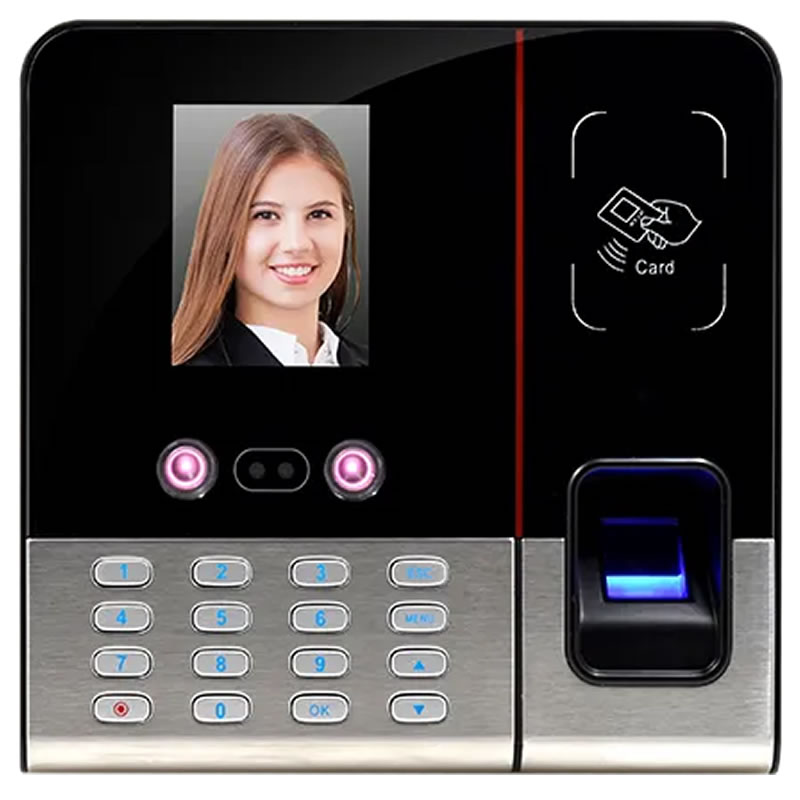 Access Control F630 Biometric Fingerprint Reader Facial Recognition Attendance Machine